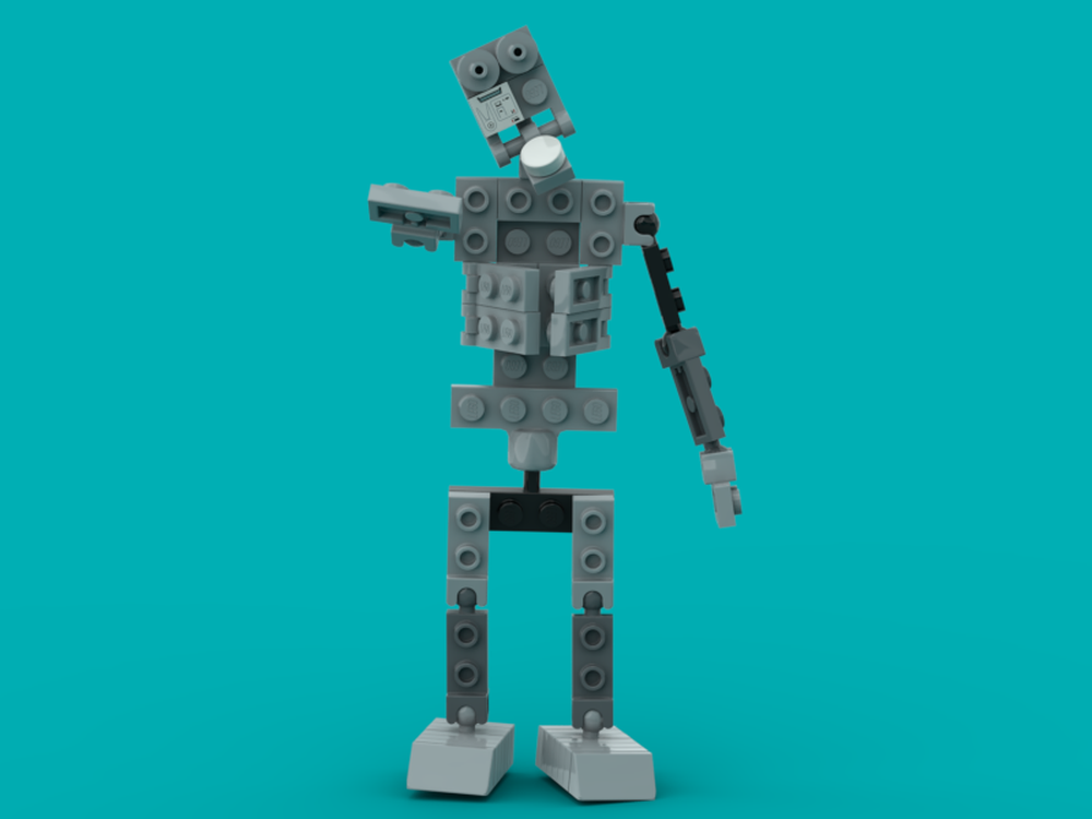 LEGO MOC-264574 springlock endoskeleton by HansHenson | Rebrickable ...