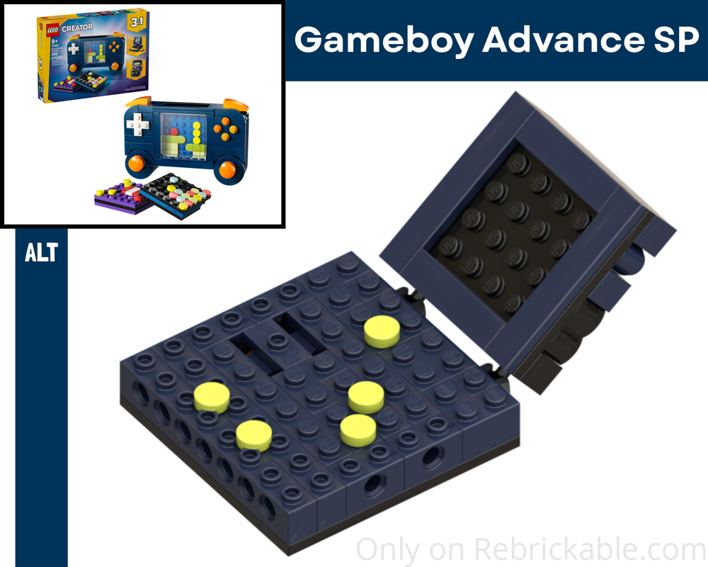 LEGO MOC-264611 Gameboy Advance SP by Yuzujinx | Rebrickable - Build ...