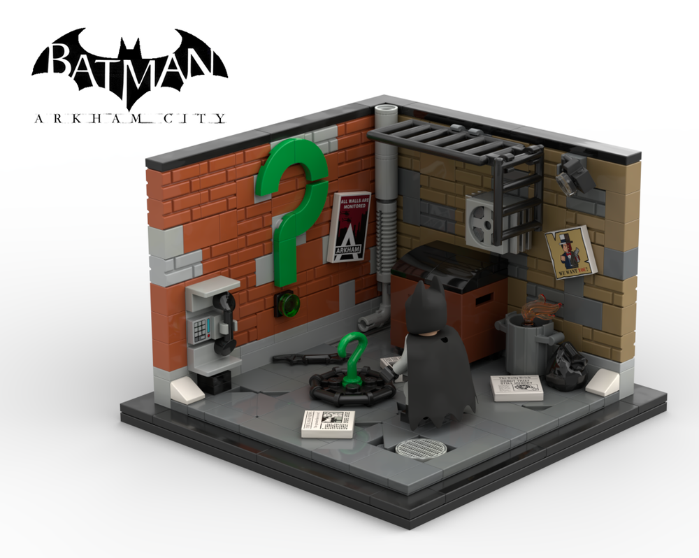 LEGO MOC-264671 Arkham City - Riddler Trophy Diorama by HudsonIndy101 ...
