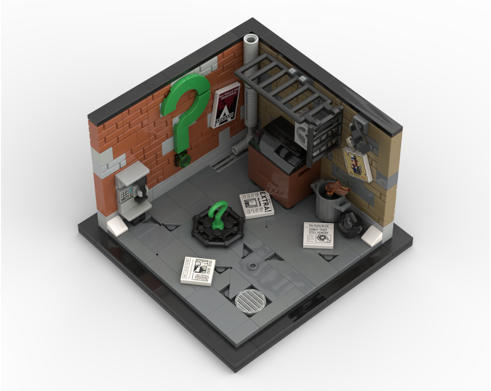 LEGO MOC-264671 Arkham City - Riddler Trophy Diorama by HudsonIndy101 ...