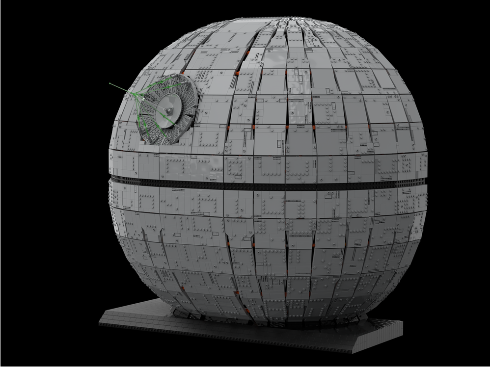 LEGO MOC-264675 Death Star Panels V2 add on for MOC-234974 by re