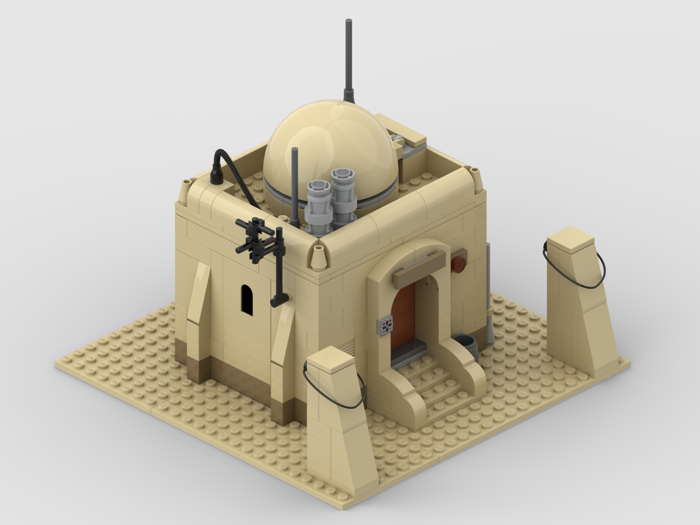 Lego Moc Tatooine Single House Building Tat01 By Azzer86 Rebrickable Build With Lego