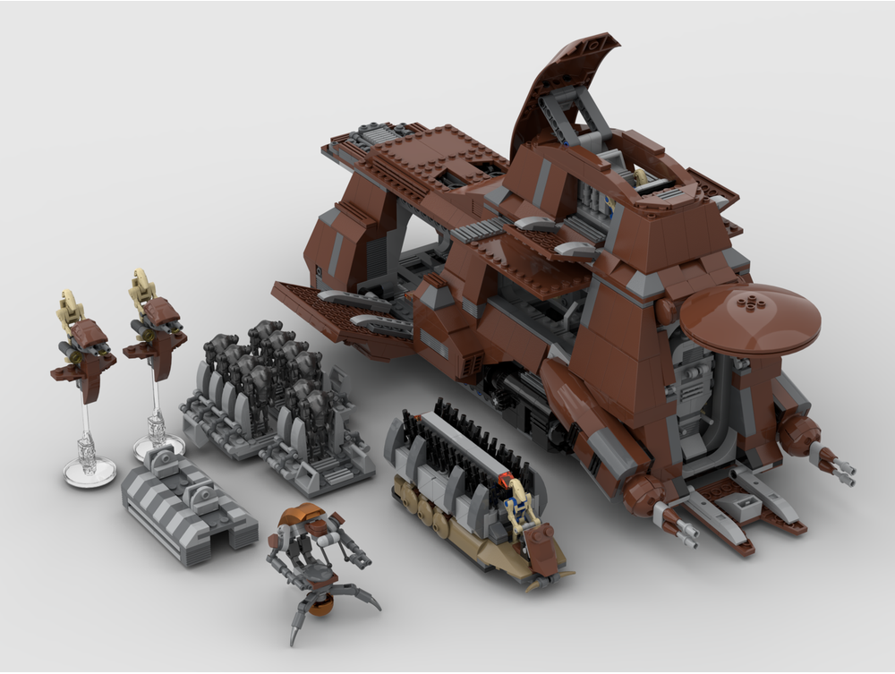 ファウード復活 LEGO MOC-264724 Trade Federation MTT by Aviator-193 | Rebrickable