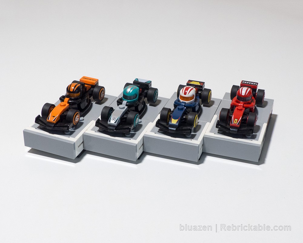 LEGO MOC-264757 Formula 1 Cars Modular Display Stand for CMF 71049 by ...