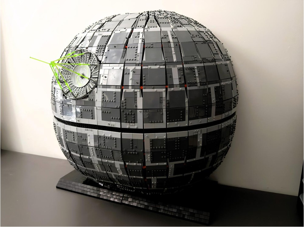LEGO MOC-264783 Death Star Panels V3 add on for MOC-234974 by re