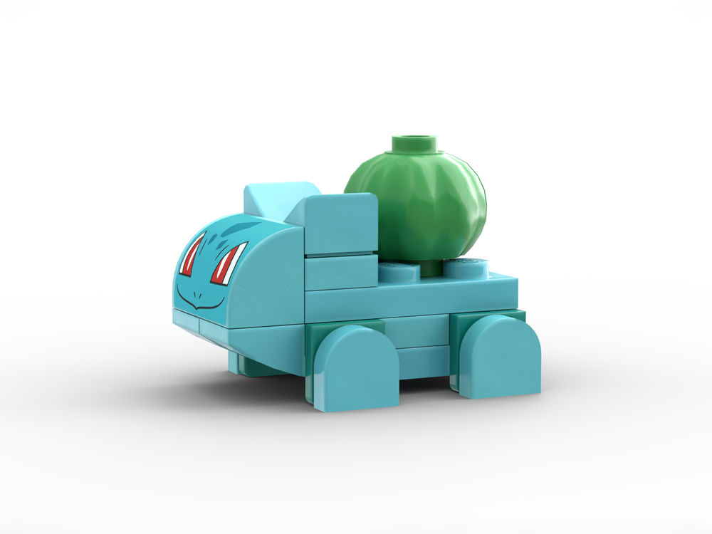 LEGO MOC-264831 Bulbasaur – Minifigure Scale by edgy_mando ...