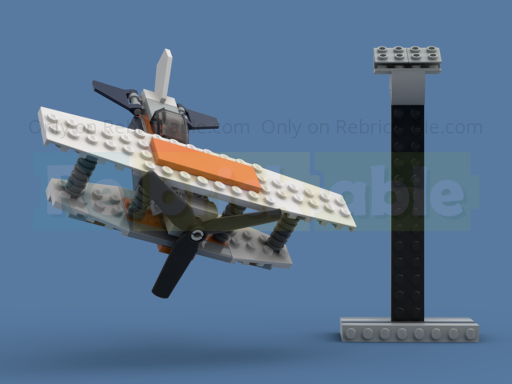 LEGO MOC-264923 Biplane [MOD] by Yuzujinx | Rebrickable - Build with LEGO