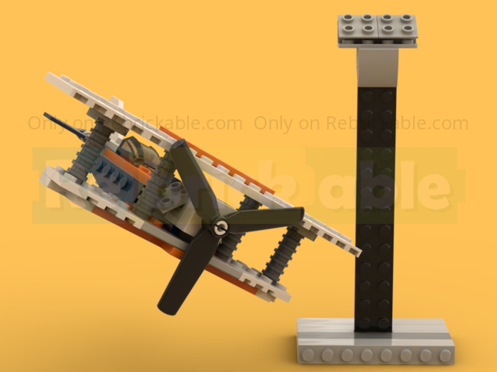 LEGO MOC-264923 Biplane [MOD] by Yuzujinx | Rebrickable - Build with LEGO
