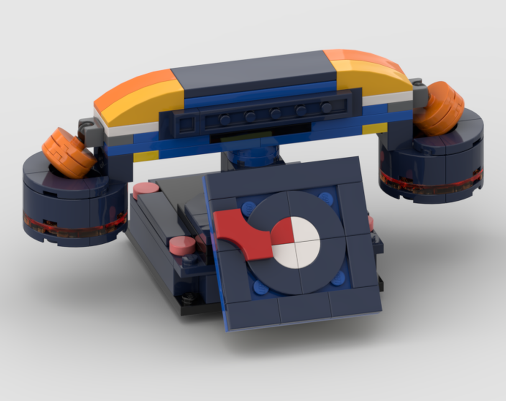 LEGO MOC-264947 retro phone by monsterzero | Rebrickable - Build with LEGO