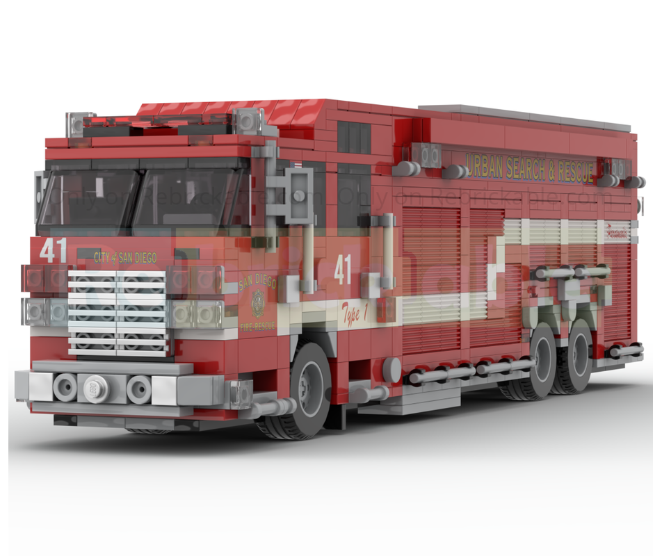LEGO MOC-264986 2023 Pierce Arrow XT SDFR USAR 41 by Silver Ridge ...