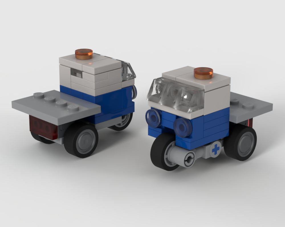 LEGO MOC-265015 Mini-scale 3-wheeled scooter by 74d3n | Rebrickable ...
