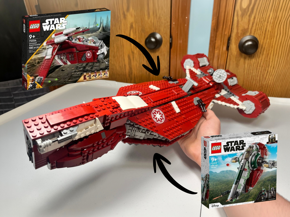 LEGO MOC-265086 Republic Frigate Alternate Build Using Sets 75354 and ...