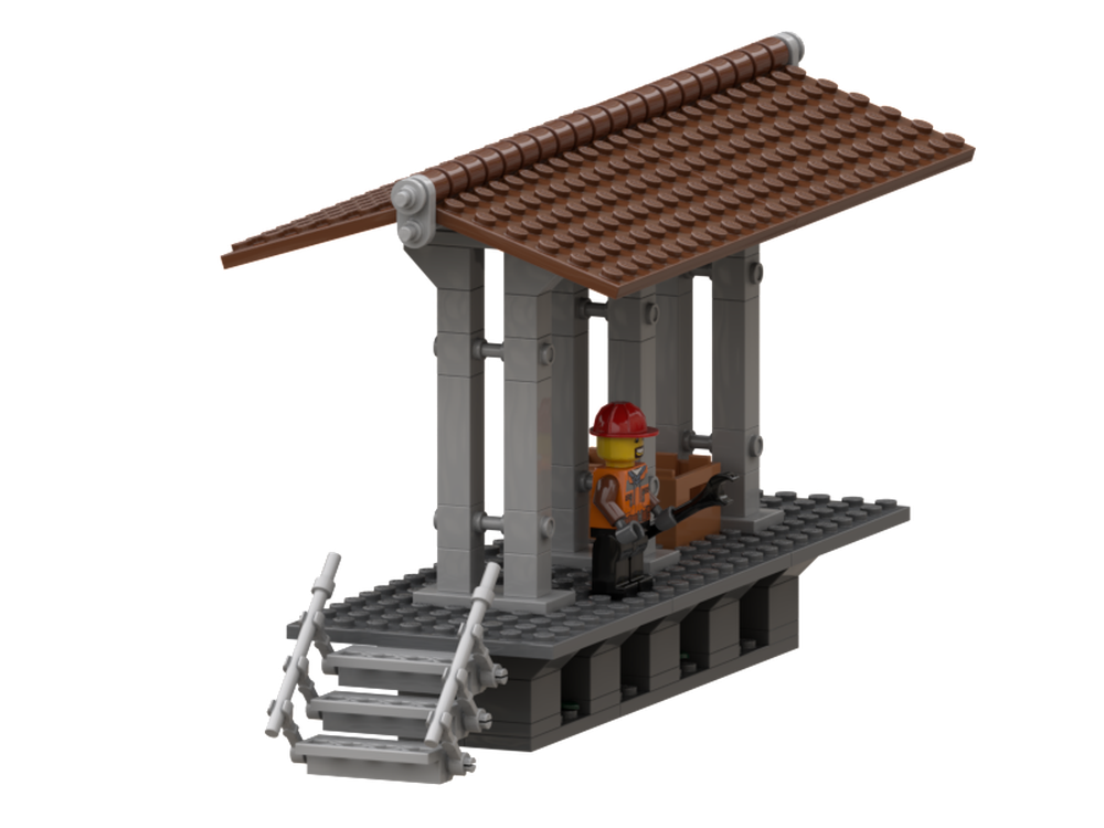 LEGO MOC-265110 Train loading dock by Leidermark | Rebrickable - Build ...