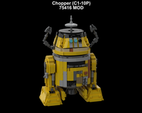 Chopper C1-10P 75416 MOD - Yellow Disguise Version