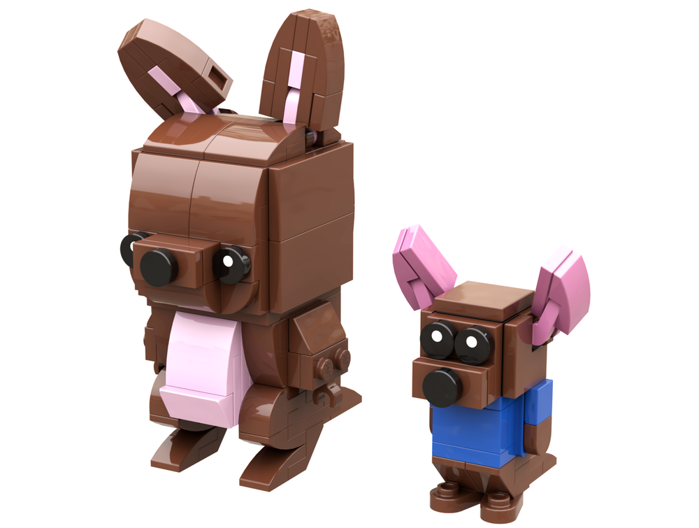 LEGO MOC-265321 Kanga and Roo by Uncle Doot | Rebrickable - Build with LEGO