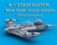 N-1 Starfighter 75410 modified