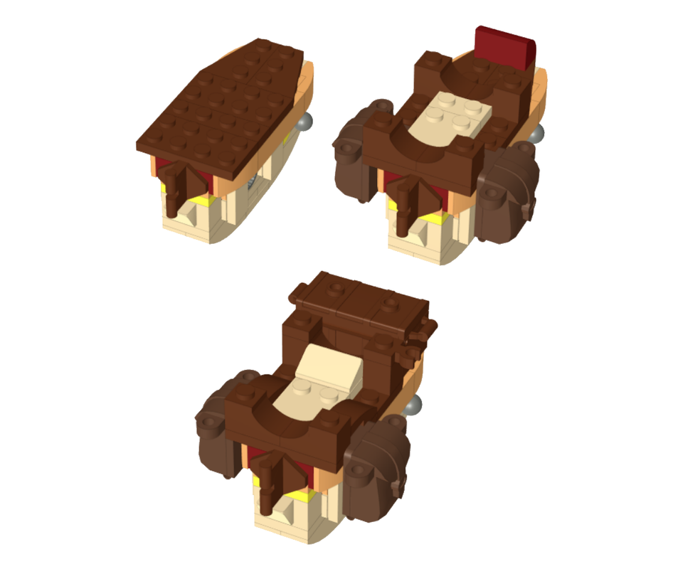 LEGO MOC-265415 Aquilops Saddle by stridfeed | Rebrickable - Build with ...