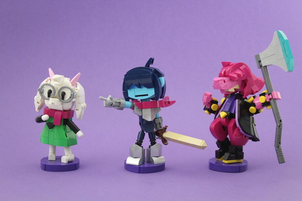 まりりん　ページ LEGO MOC-265443 Deltarune Characters - Ralsei, Kris and Susie
