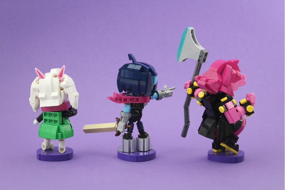 LEGO MOC-265443 Deltarune Characters - Ralsei, Kris and Susie