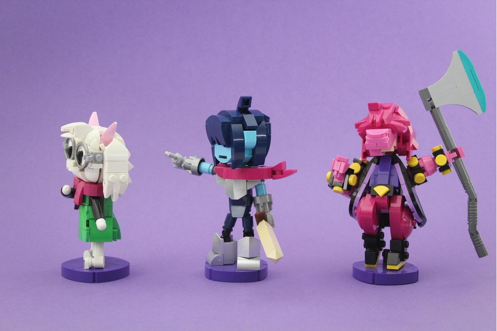 LEGO MOC-265443 Deltarune Characters - Ralsei, Kris and Susie (BUNDLE ...