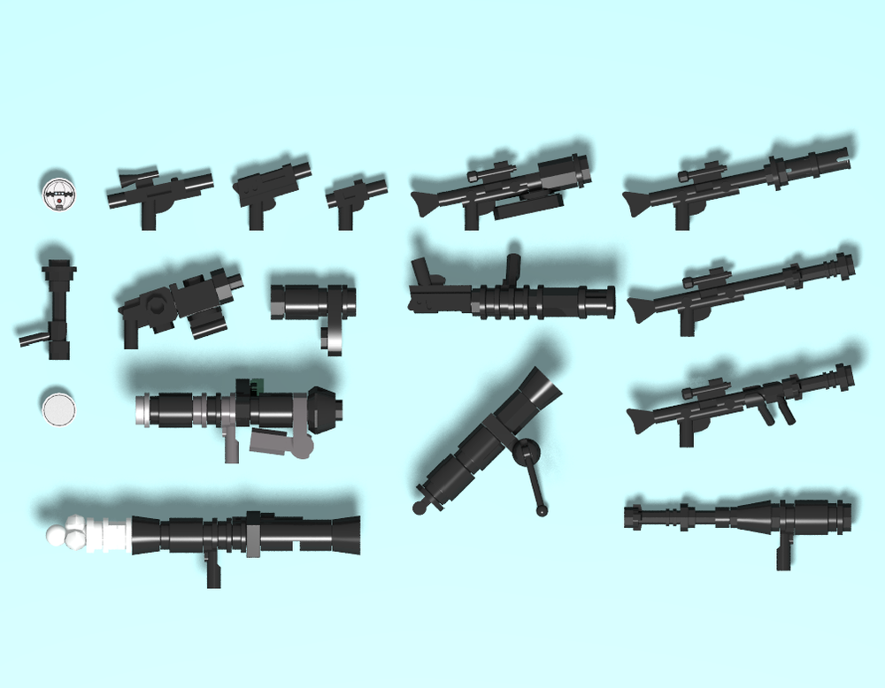 LEGO MOC-265565 Clone Weapons Pack by Swix Bricks Studios | Rebrickable ...