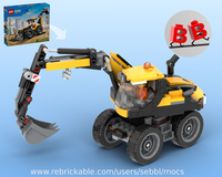 60480: Wheeled Excavator