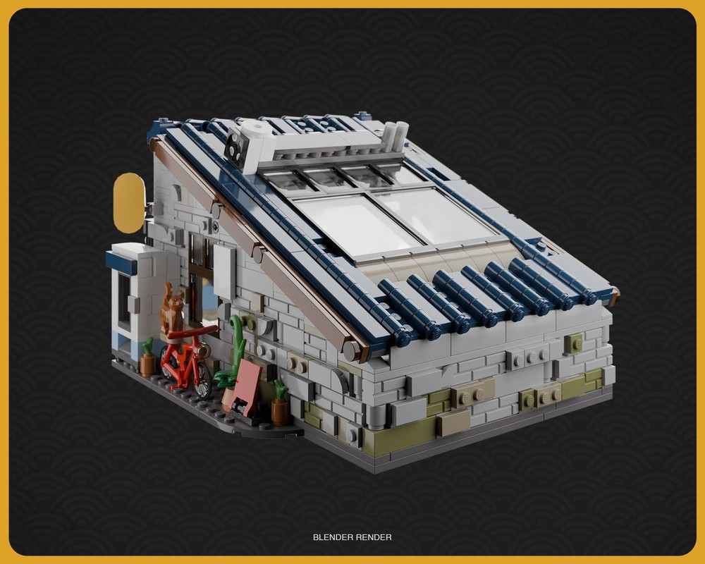 LEGO MOC-265598 JAPAN BACKSTREET GARAGE - SPEED CHAMPIONS DISPLAY