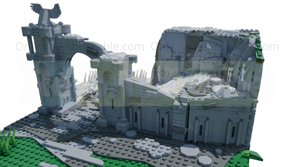 LEGO MOC-265615 Pathway to Arch and River of the Dead - BoTW The Great ...