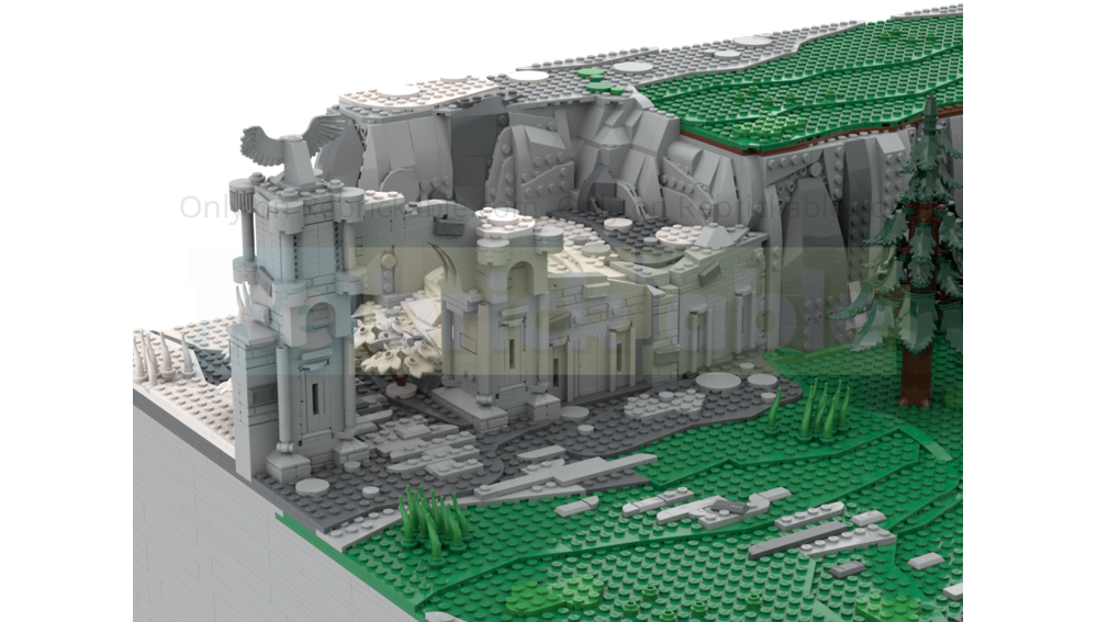 LEGO MOC-265615 Pathway to Arch and River of the Dead - BoTW The Great ...