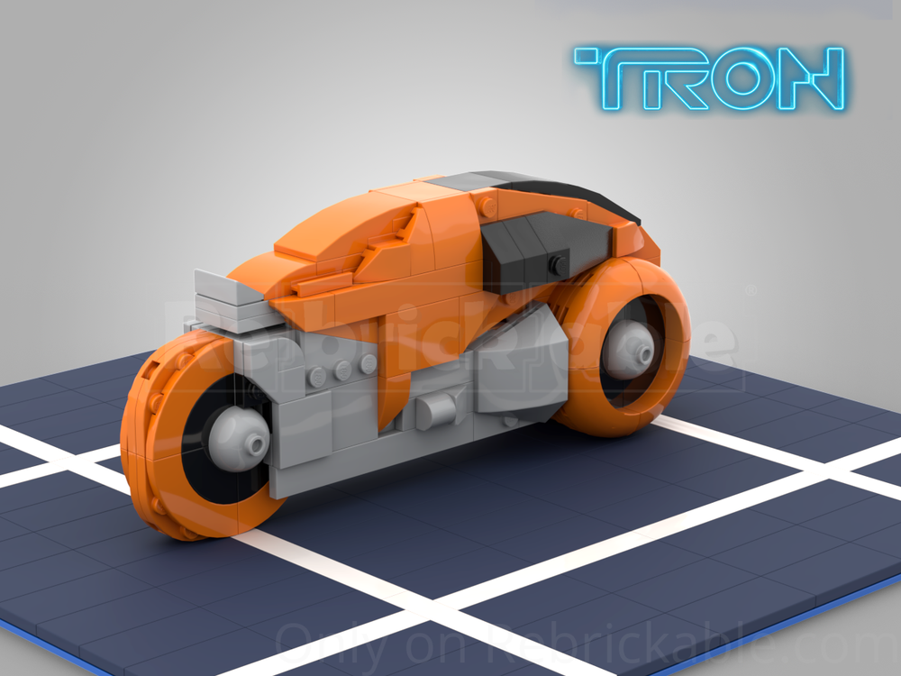 LEGO MOC-265895 TRON Lightcycle (1982) Update by abracada_brick ...