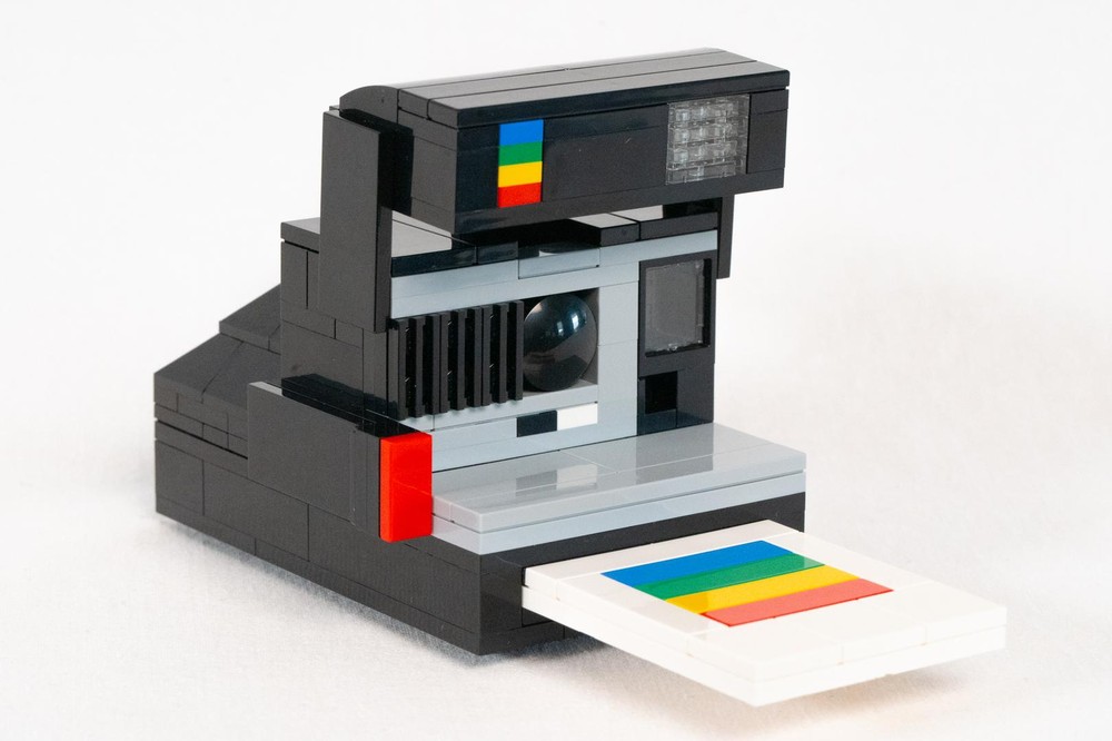 LEGO MOC-265982 Mini Polaroid Sun 600 Instant Camera with Pop-out Photo ...