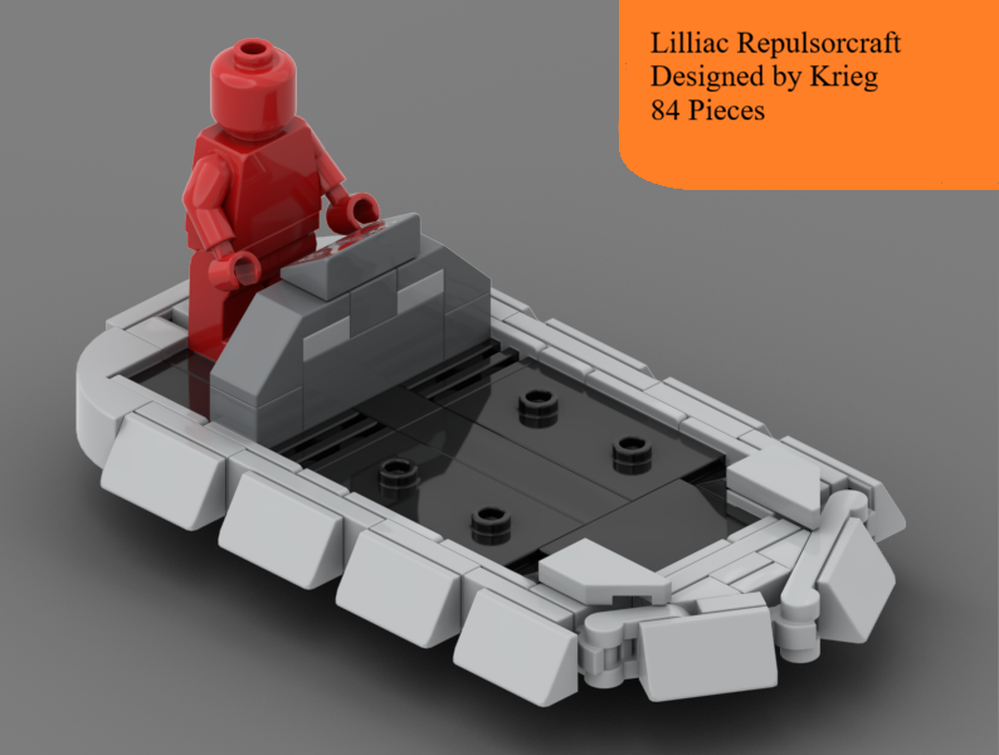 LEGO MOC-266049 Lilliac repulsorcraft by Krieg_15 | Rebrickable - Build ...