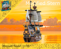 Iconic Pirate Ship Modified Stern