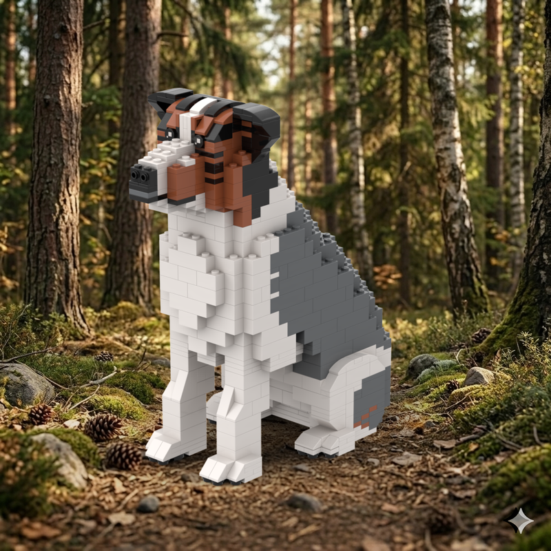LEGO MOC-266162 Blue Merle & White Rough Collie by legobičas ...