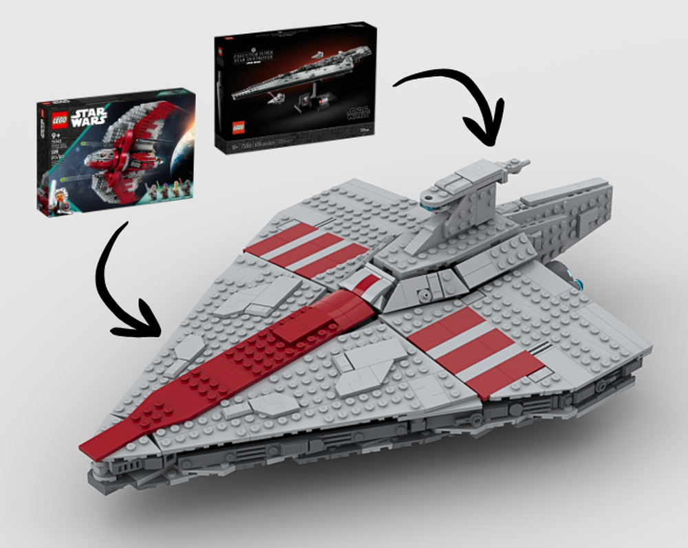 LEGO MOC-266205 Acclamator-Class Assault Ship Alternate Build Using ...