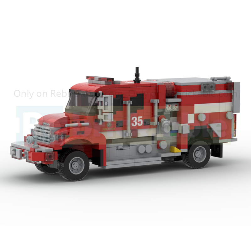 LEGO MOC-266282 2017 Pierce-Freightliner Type III Brush Engine SDFR by ...