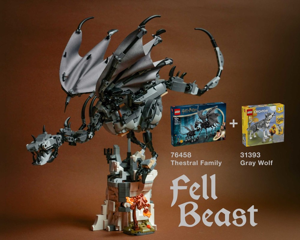 LEGO MOC-266483 Fell beast by terauma | Rebrickable - Build with LEGO