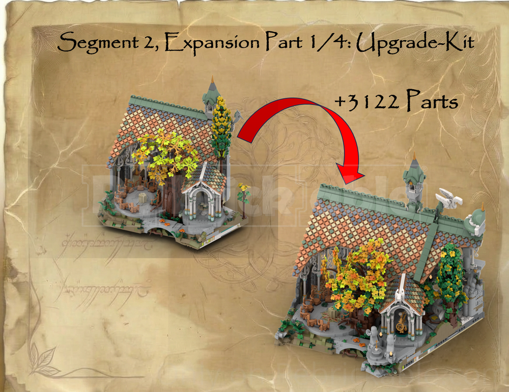LEGO MOC-266484 Rivendell - Segment 2, Expansion Part 1/4: Upgrade-Kit ...