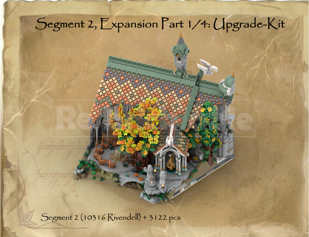 LEGO MOC-266484 Rivendell - Segment 2, Expansion Part 1/4: Upgrade-Kit ...