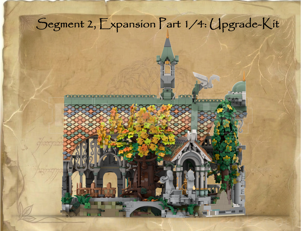 LEGO MOC-266484 Rivendell - Segment 2, Expansion Part 1/4: Upgrade-Kit ...