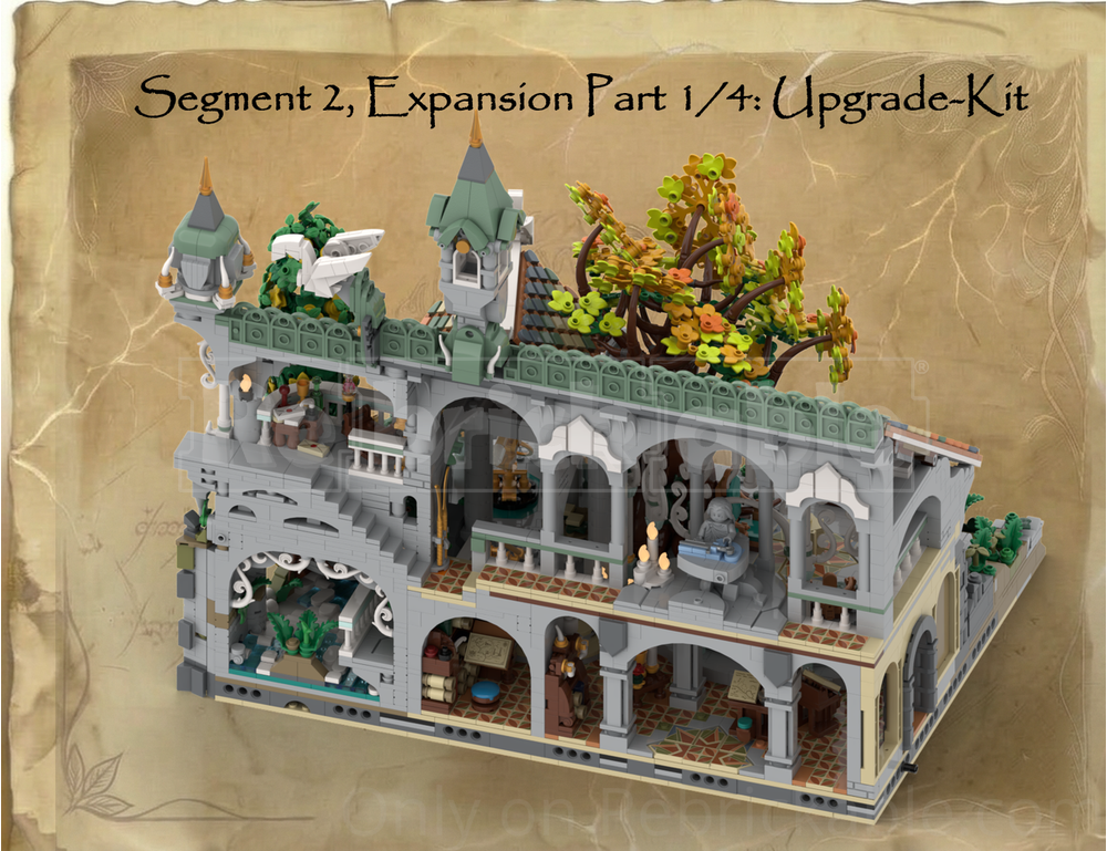 LEGO MOC-266484 Rivendell - Segment 2, Expansion Part 1/4: Upgrade-Kit ...