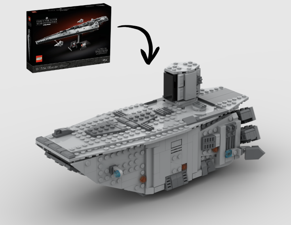 LEGO MOC-266592 First Order Transporter Alternate Build Using Set 75356 ...