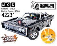 42231 Fast and Furious Dodge Charger RT Car RC MOD for Power Function Motors