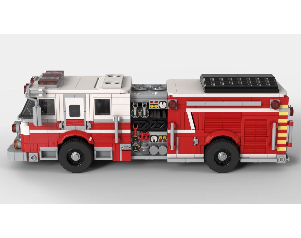 LEGO MOC-266650 Fire truck. (American fire engine) by Bricks.n.Such ...