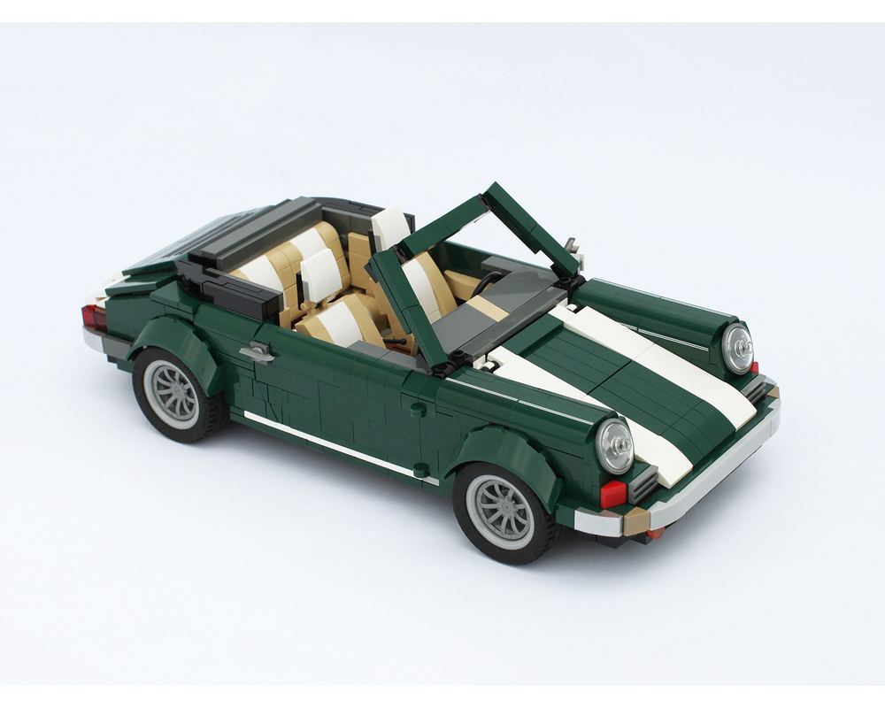 LEGO MOC 10242 Green Porsche 911 Cabriolet, PDF Instructions by buildme | Rebrickable - Build 