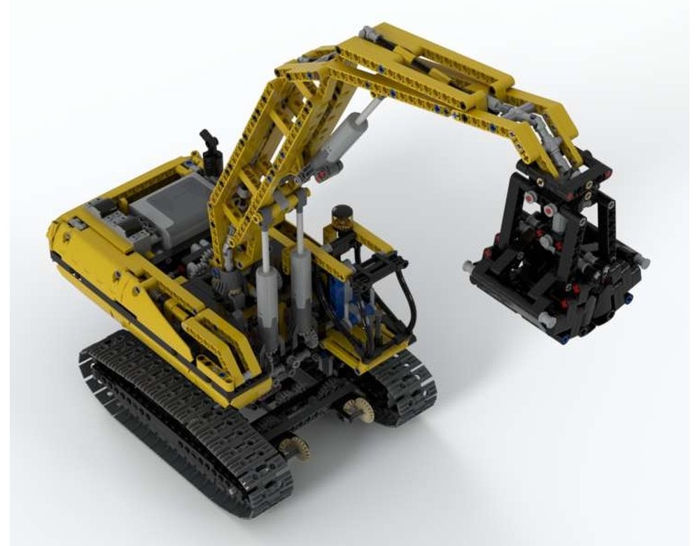 LEGO MOC-266670 Lego 8043 Motorized Excavator MOD – Clamshell Bucket ...