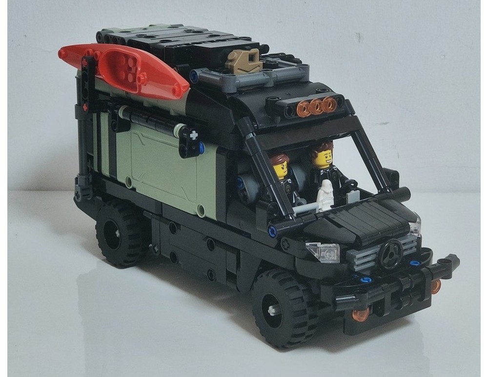 LEGO MOC-266703 Mini RC Benz Sprinter with pop-top roof by sherkvic ...