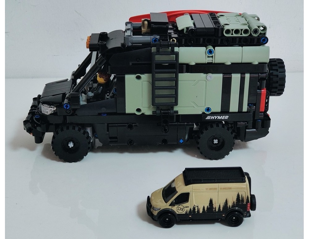 LEGO MOC-266703 Mini RC Benz Sprinter with pop-top roof by sherkvic ...