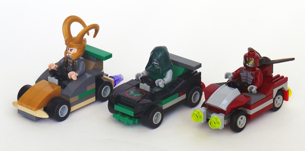 MOC Marvel Villains Racers 1 by Oky | Rebrickable Build with LEGO