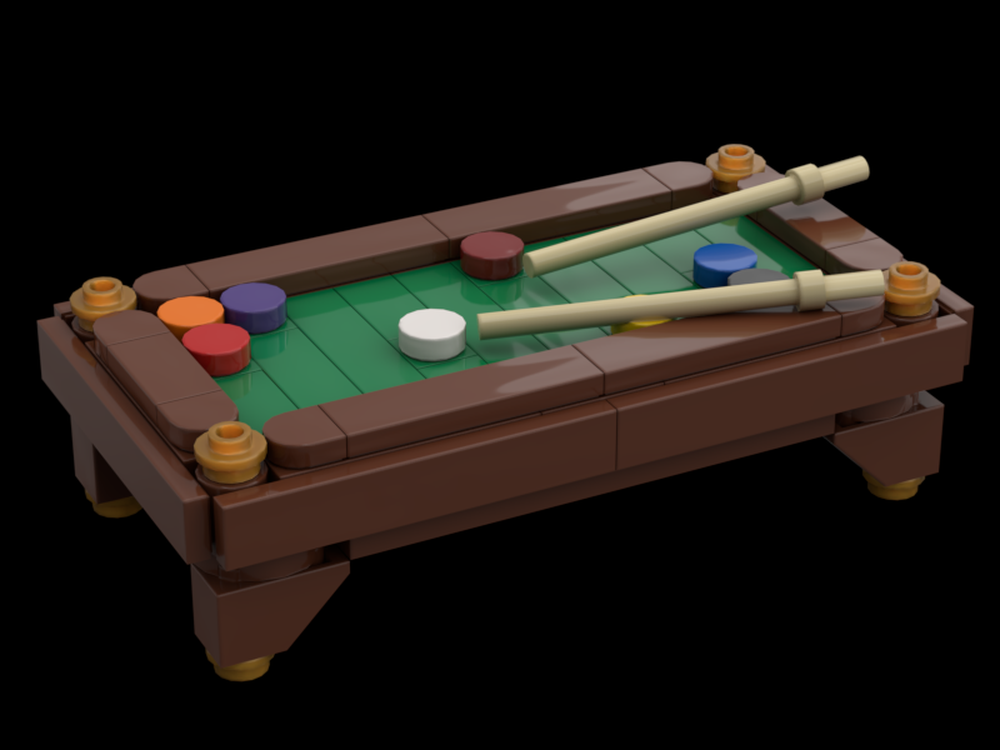 LEGO MOC-266906 Pool table by Bricktherory | Rebrickable - Build with LEGO